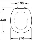 WC istuimen kansi 325 GB - Gustavsberg WC-istuimien kannet - 229 - 2