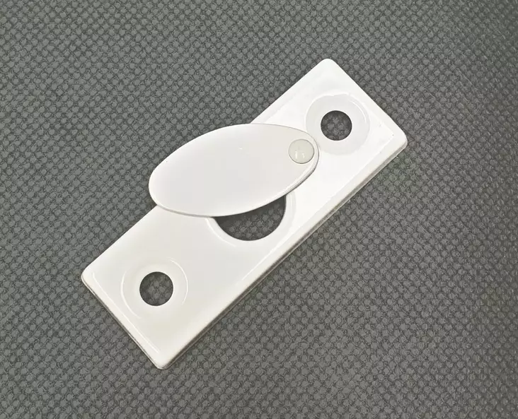 Ikkunan peitekilpi läpällä 22 mm valkoinen - Ikkunatarvikkeet, vetimet, saranat - 74719 - 1