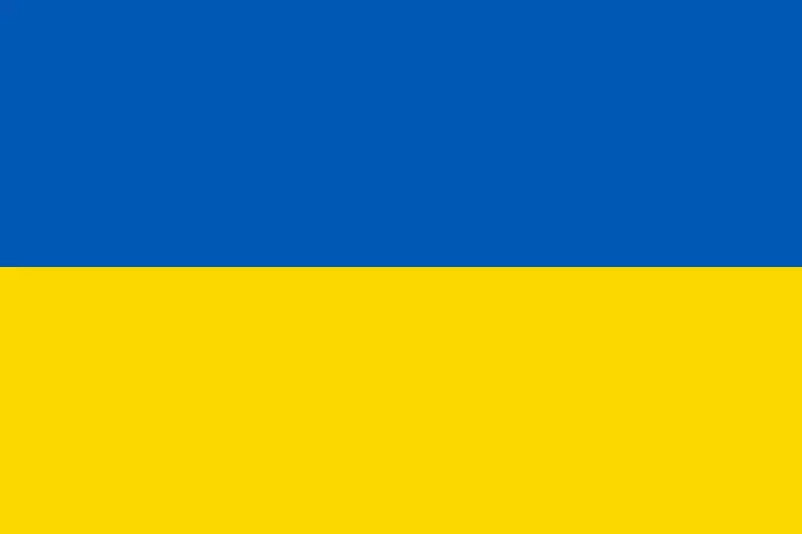 Ukrainan lippu koko 10 / 165 x 247 cm - Suomen liput - 75789 - 1