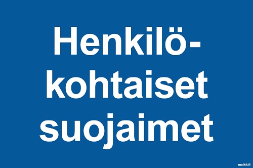 Henkilökohtaiset suojaimet opaste - Ohjekilvet - 66439 - 1