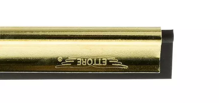 Ikkunankuivaimen kisko + kumi 35 cm Ettore messinki - Ikkunanpesuvälineet - 5939 - 1