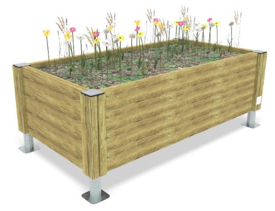 Istutusastia Planter 90 x 170 cm Lappset - Istutusastiat, Ruukut, Grillit - 71959 - 1