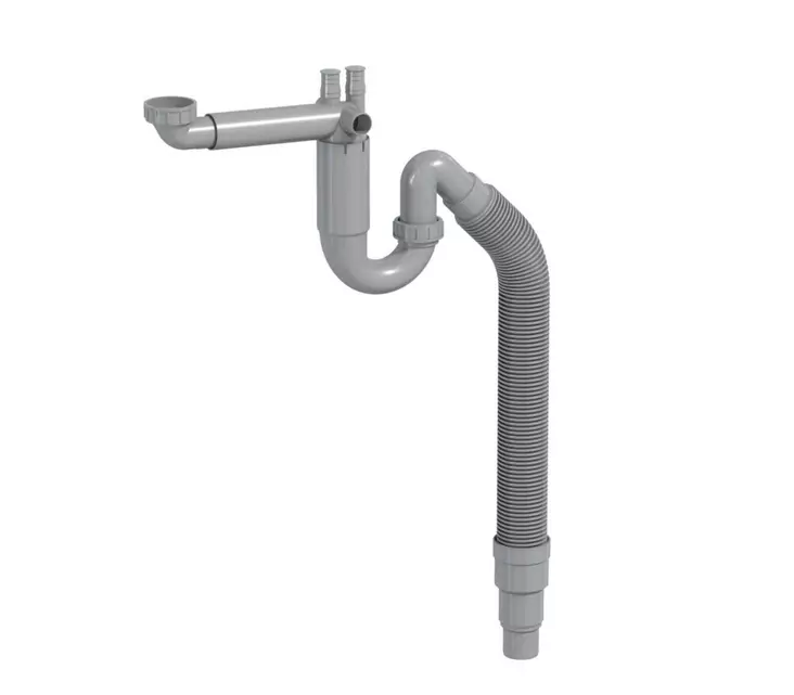 Keittiövesilukko 1-altaalle 1 1/2" kierteellä - Vesilukot ja tarvikkeet - 73549 - 1