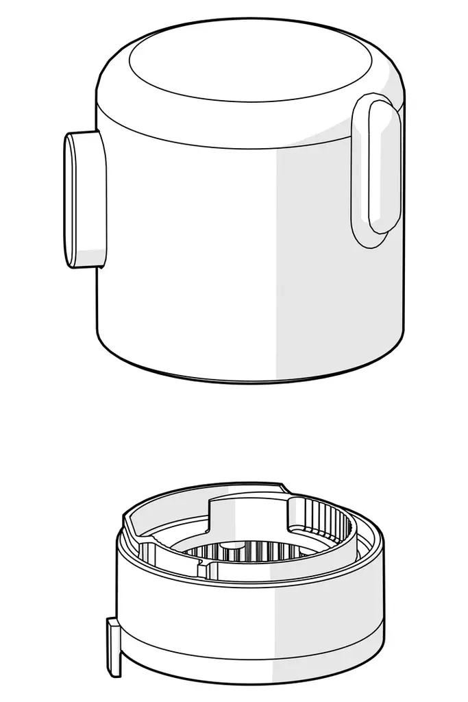 Lämmönsäätökahva 602431V - Oras varaosat - 60729 - 1