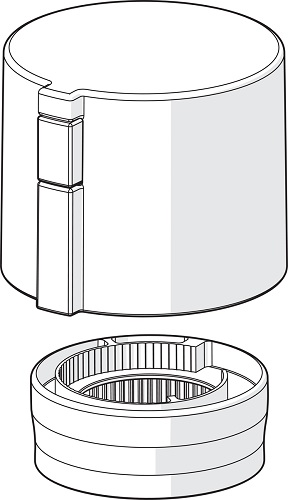 Lämmönsäätökahva Oras 159048V - Oras varaosat - 68569 - 1