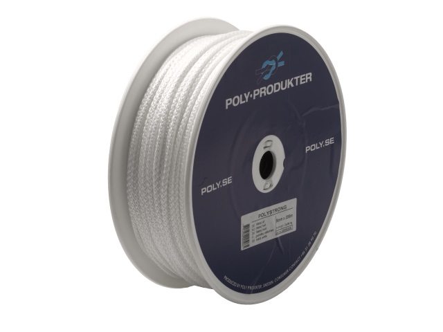 Lippunaru 6mm 200 m/rulla - Suomen liput, Lipputangot - 3689 - 1