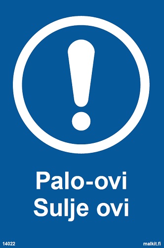 Palo-ovi Sulje ovi opaste - Paloalan kilvet - 66429 - 1