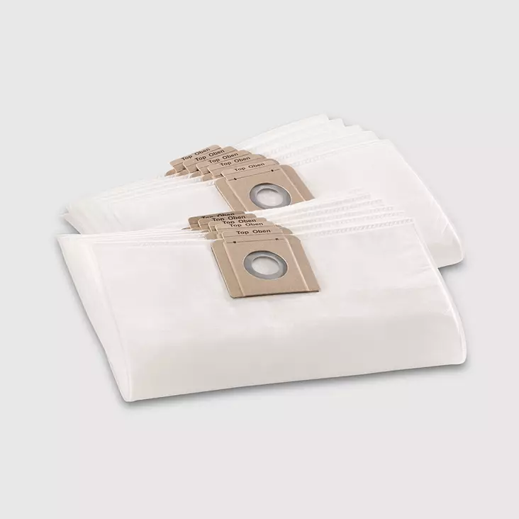 Pölypussi fleece M 10 kpl T 7, T9 ja BV 5 6.904-335 Kärcher - Imurin pölypussit ja suodattimet - 5689 - 1