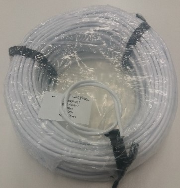 Pyykkinaru, muovitettu valkoinen 8mm /100 m - Sauna, Pukuhuone, Pesutupa - 3279 - 1