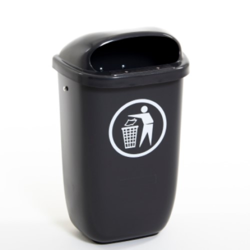 Roska-astia Sulo 50 L seinään - Roska-astiat - 68339 - 1