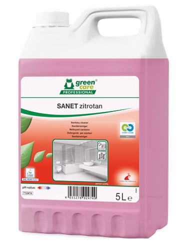 Saniteettipuhdistusaine Tana Sanet Zitrotan 5 L hapan - Saniteetti, Kosteantilan puhdistusaineet - 5179 - 1