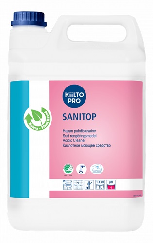 Saniteettitilojen puhdistusaine Kiilto Sanitop 5 L - Saniteetti, Kosteantilan puhdistusaineet - 66389 - 1