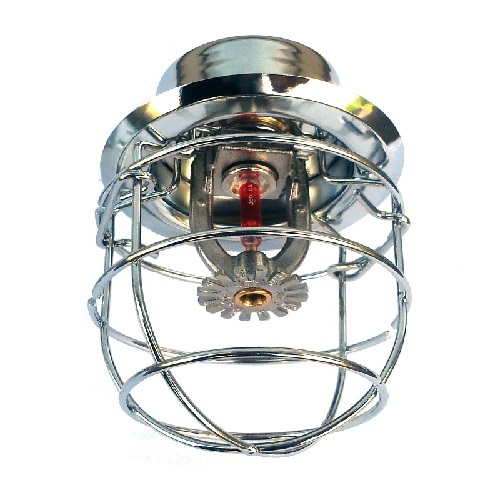 Sprinklerin suojahäkki Recessed head guard 1/2" / 15 mm sprinklereille kromi - Muut paloturvallisuuden tuotteet - 63949 - 1