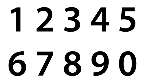 Tarrakirjain / -numero 20 cm - Irtonumerot, irtokirjaimet, dymot - 60479 - 1