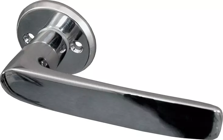 Ulko-oven painike samakki / kromi - Ovitarvikkeet, lukot, ovikellot - 589 - 1