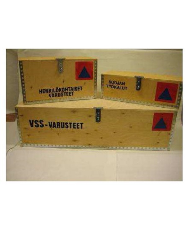 Väestönsuojan pakkaus HCDF VSS - Varustepakkaus, Perusvarusteet - 2289 - 1