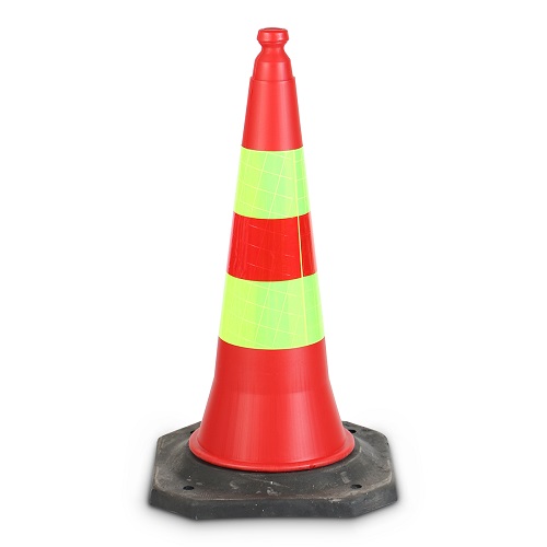 Varoituskartio Pro 100 cm muovi heijastava - Liikenteen ohjaus - 3809 - 1