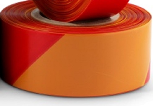 Varoitusnauha Strong 50 mm / 500 m kelta-punainen - Liikenteen ohjaus - 4649 - 1